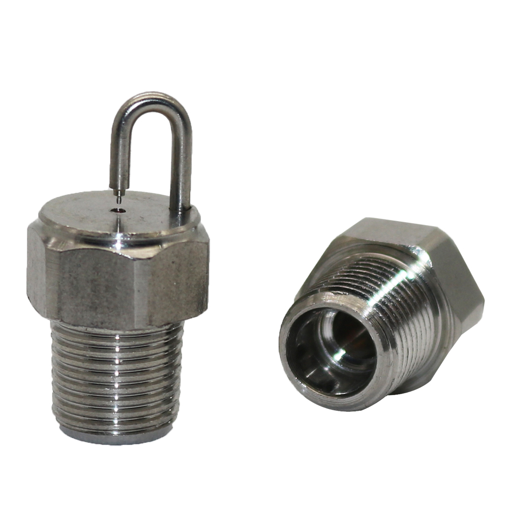 Pin Rython Nozzle 1 Pc เครื่องพ่นหมอกแรงดันสูง0.15,0.2,0.3มม. 1/8 ''Impaction Pin Ruby ...