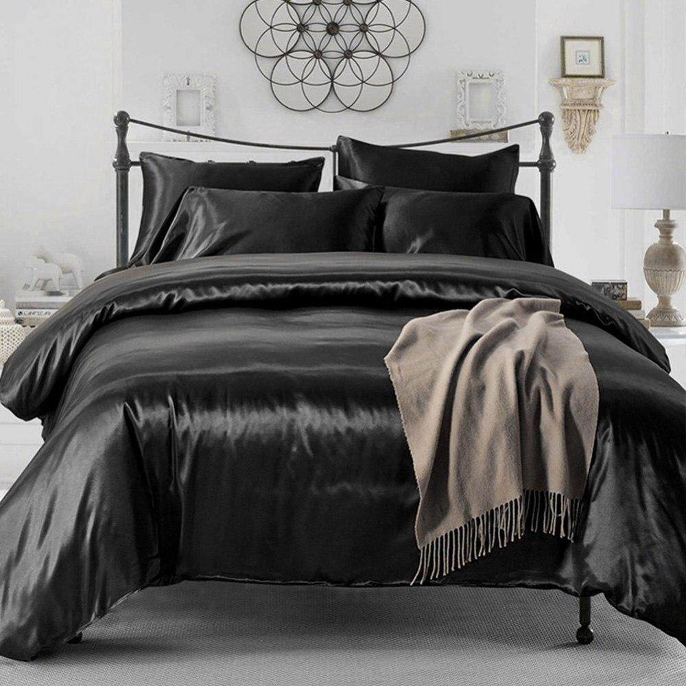 King Size Bedding Set 100 Satin Bedding Set Comforter Bedding Set