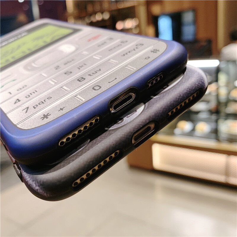 Funny Classical TPU Fitted Phone Case For Apple iPhone 13 Pro Max 12 Pro Max 11 Pro Max Retro Nokia Patterned Soft Case For iPhone X XR XS Max 6 6s 7 8 Plus