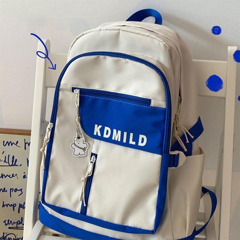 WOMA New lady bag simple college backpack high school students backpack large capacity backpack