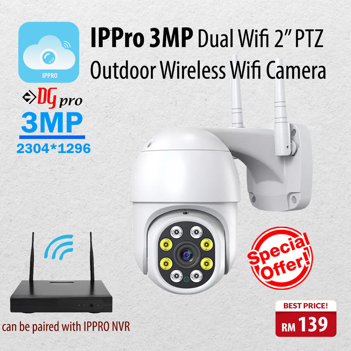 pixpro wireless video ip camera