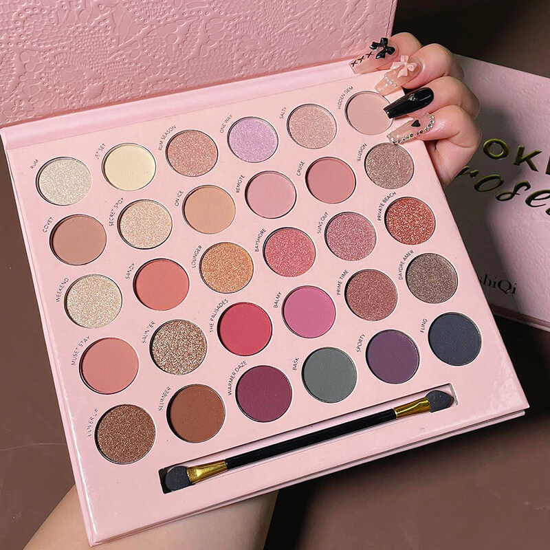 BEAUTYBIGBANG Creativiteit Nieuwe 23 Kleuren Oogschaduw Trim Highlighter Cosmetica Vrouwelijk Gezicht Make-up Palette Waterdicht Natuur_voghion.com