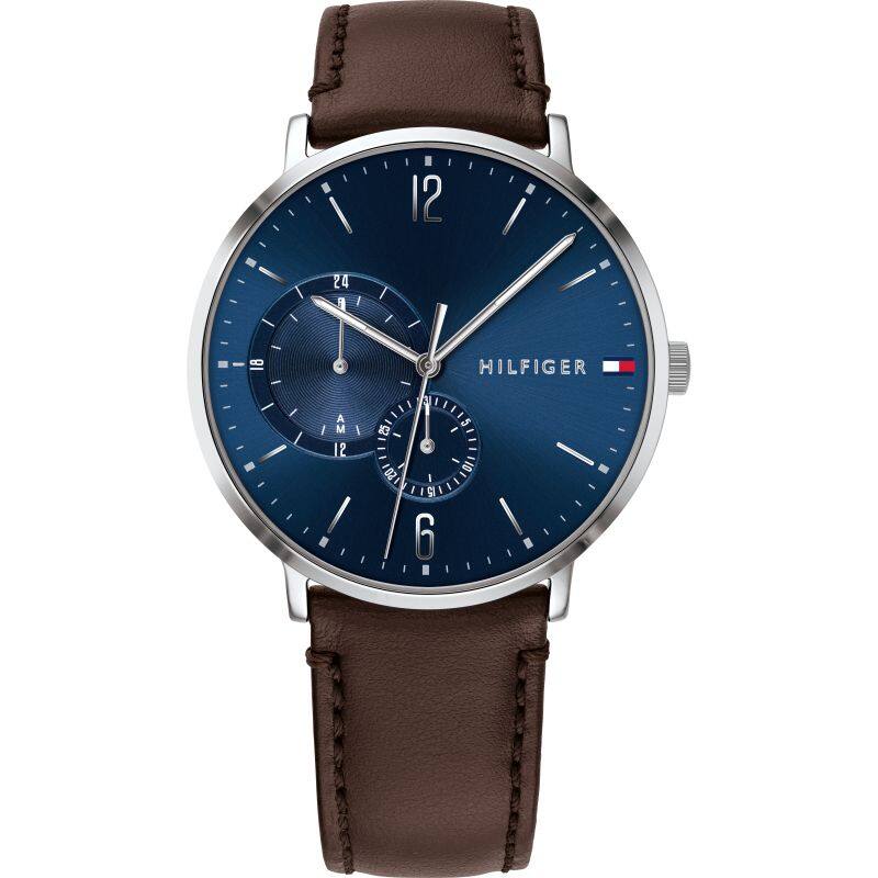 Tommy hilfiger analog blue deals dial men's watch