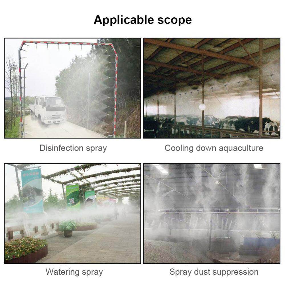 【NEW】 5M/10M Automatic Watering Kit with 20cm Rotating Copper Nozzle Atomizing Sprayer Adjustable Misting System Kit for Garden/Lawn/Agricultural Irrigation