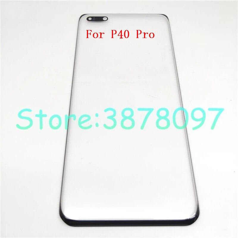 P30pro Outer Screen For Huawei P30 P40 Pro Plus P50 Front Touch Panel LCD Display Out Glass Cover Lens Repair Replace Parts