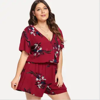 plus size maxi romper