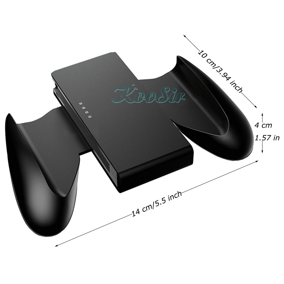 Tay Cầm Điều Khiển JoyCon Nintendo Switch Tay Cầm Thoải Mái Tay Cầm Công Tắc N Bánh Xe Giá Đỡ + 4 Nắp Cho NS Joysitck