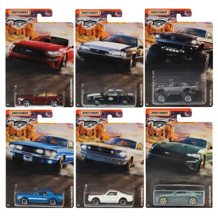 matchbox mustang set