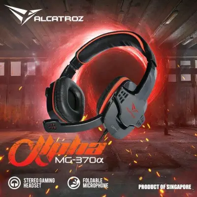 Alcatroz Alpha MG370 Stereo Gaming Headset Black with Microphone