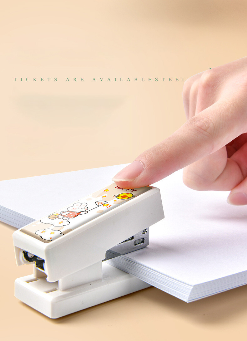 MSQ stapler paper stapler mini stapler portable mini portable stapler assorted colors