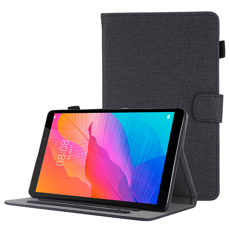 Fabric pattern PU leather case for Huawei MatePad T8 stand cover MatePad T 8 inch KOB2-L09 Kobe2-L03 KOB2-W09 BZD-AL00 holder with card slots