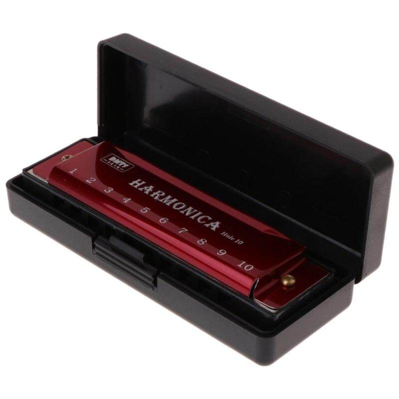 10 Holes Key Of C Blues Harmonica Musical Instrument Educational Toy With Case Malaysia