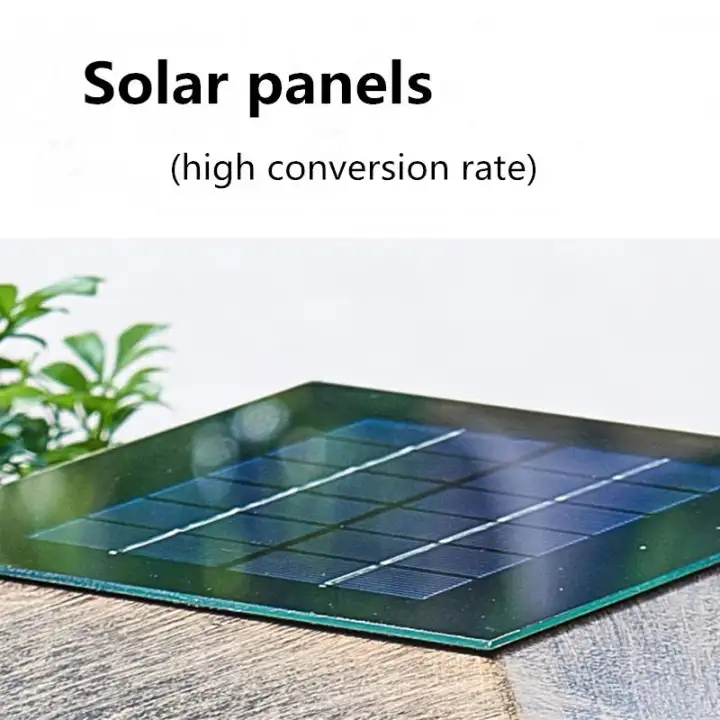 Solar Remote Control Column Headlight Outdoor Garden Lamp Villa Column Headlight Outdoor Garden Lamp