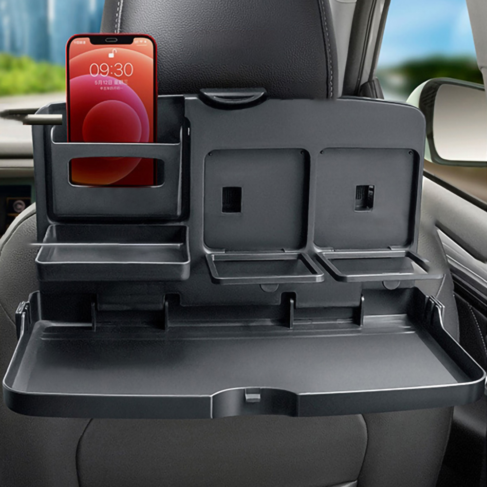 Car Folding Food Cup Tray Dining Table Drink Holder Car Interior Storage Shelf Back Seat Cup Holder Car Styling Auto Accessories