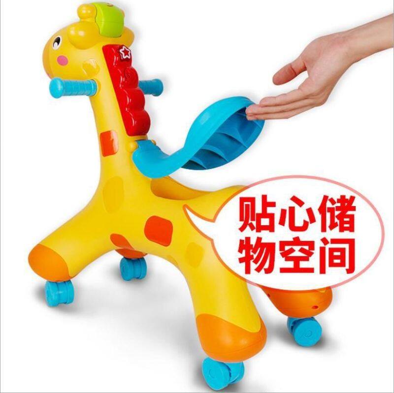 Hạnh Phúc con nai trượt xe trẻ em bốn bánh xe trượt âm nhạc trượt xe