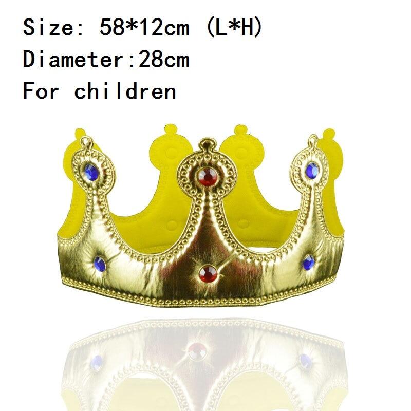 Red Boy King Cosplay Cloak Cape Prince Crown Birthday Party Cosplay costume