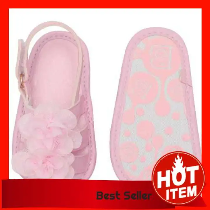 light pink baby shoes