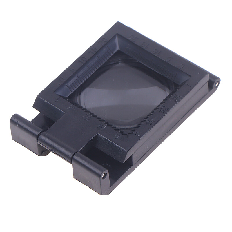 aiqinhaimaoyi Microscope Folding Magnifier Stand Loupe With Scale For Textile Optical Foldable Magnifying Glass Tool
