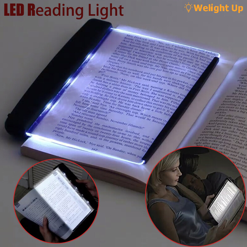 【Fast Delivery】Portable LED Reading Light Ultrathin Flat Plate Panel