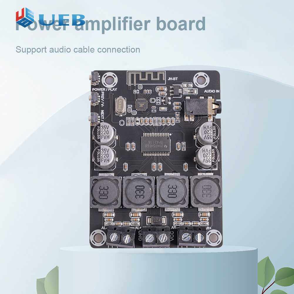 TPA3118 Power Amplifier Board 3.5mm Stereo 2x45W Audio Power Amplifier Bluetooth-compatible 12V 24V Digital Amplifier Board Integrated Circuits
