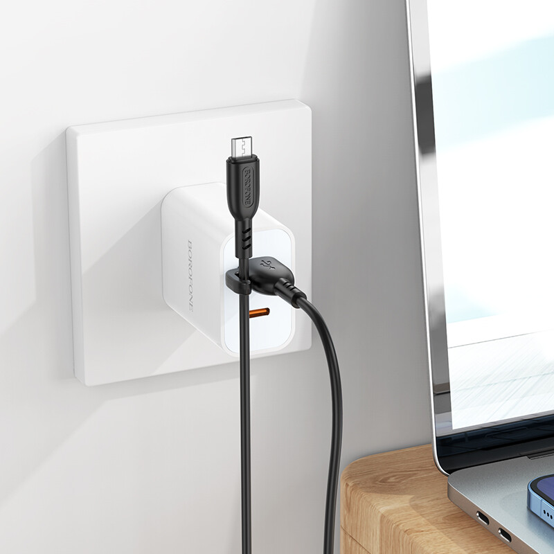Borofone bx91 USB cáp dữ liệu Type-C 3A truyền dữ liệu sạc nhanh cáp cho Type-C/ Micro/Lightning 1 Meter cáp sạc dữ liệu cáp dữ liệu cho điện thoại máy tính xách tay Cáp dữ liệu phổ quát Cáp dữ liệu