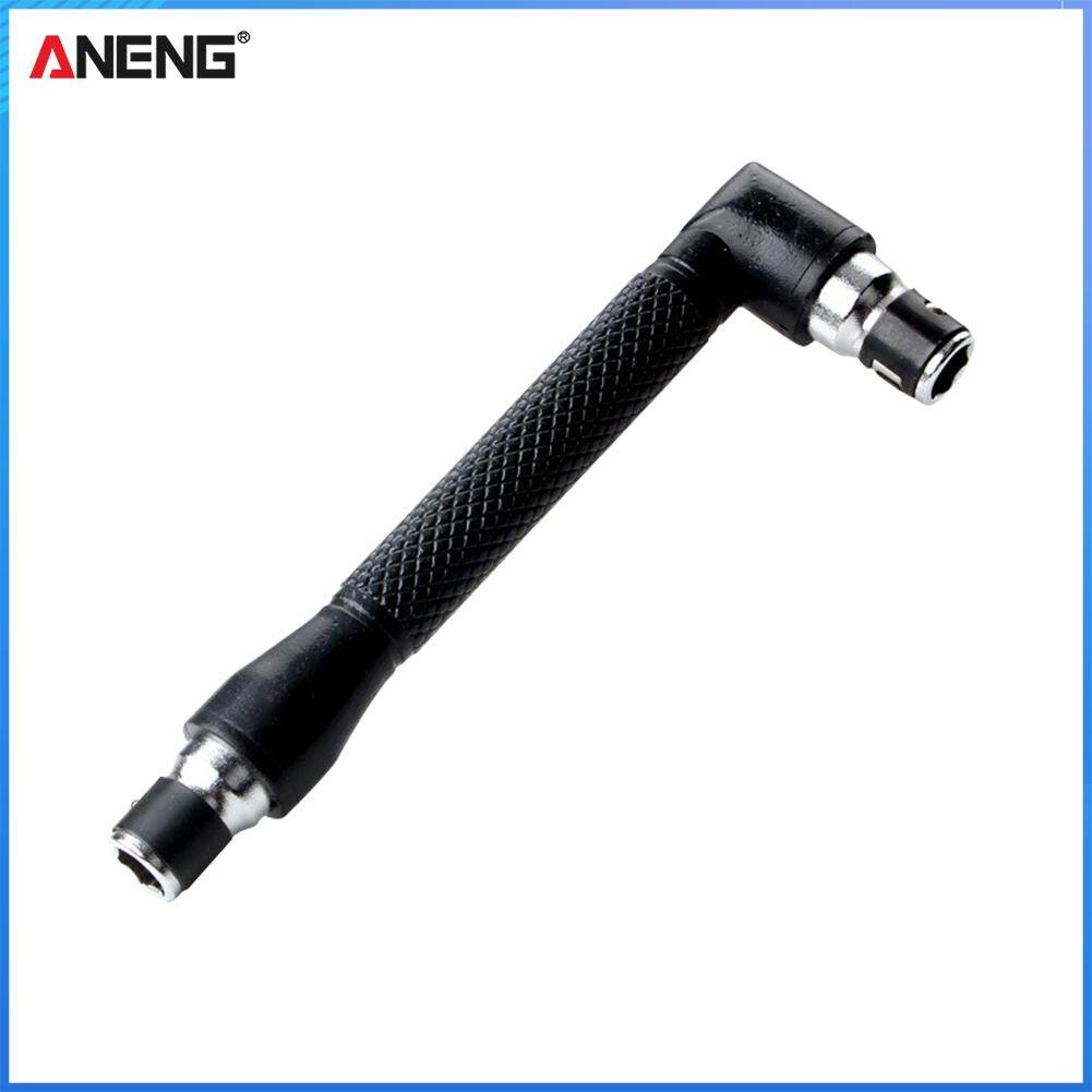 Dual Head L-shaped Mini Socket Wrench 1/4 Screwdriver Bits Connecting Rod