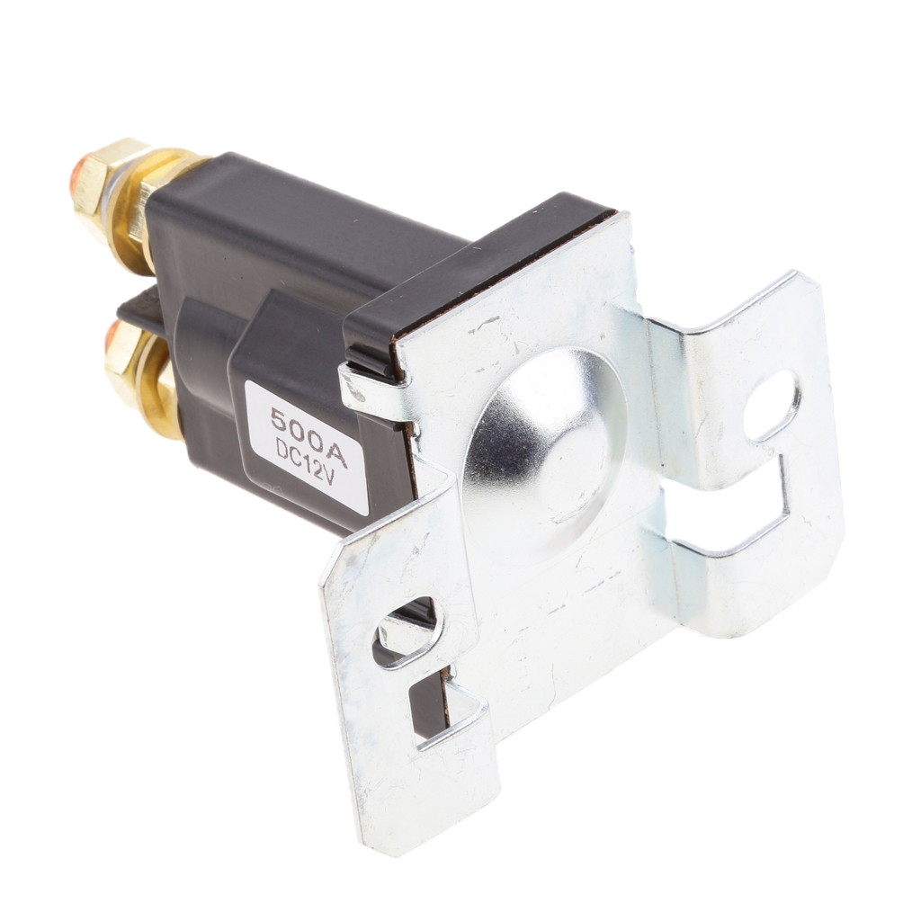 Blesiya 24V DC Heavy Duty Relay 500A Car Battery Switch for