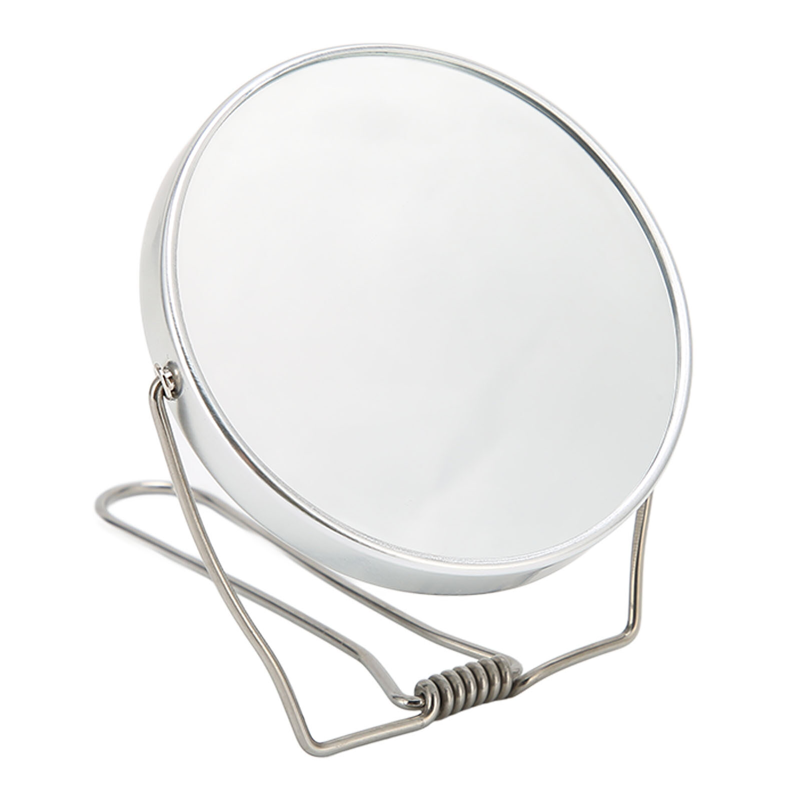 2 Sided Vanity Mirror Smoother Edges Double Sided Silver Vanity Mirror for Office