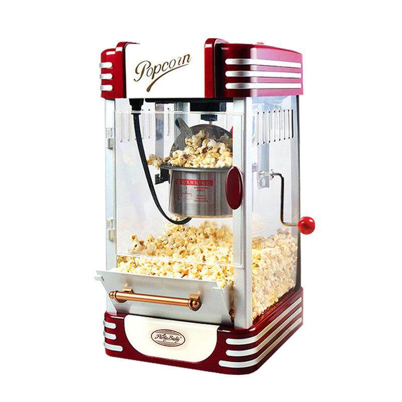 Small Electric Popcorn Machine Mini Household Automatic Hot Oil Popcorn Maker Fast Heating With Non-Stick Pot M530 By Colorful Oceans.