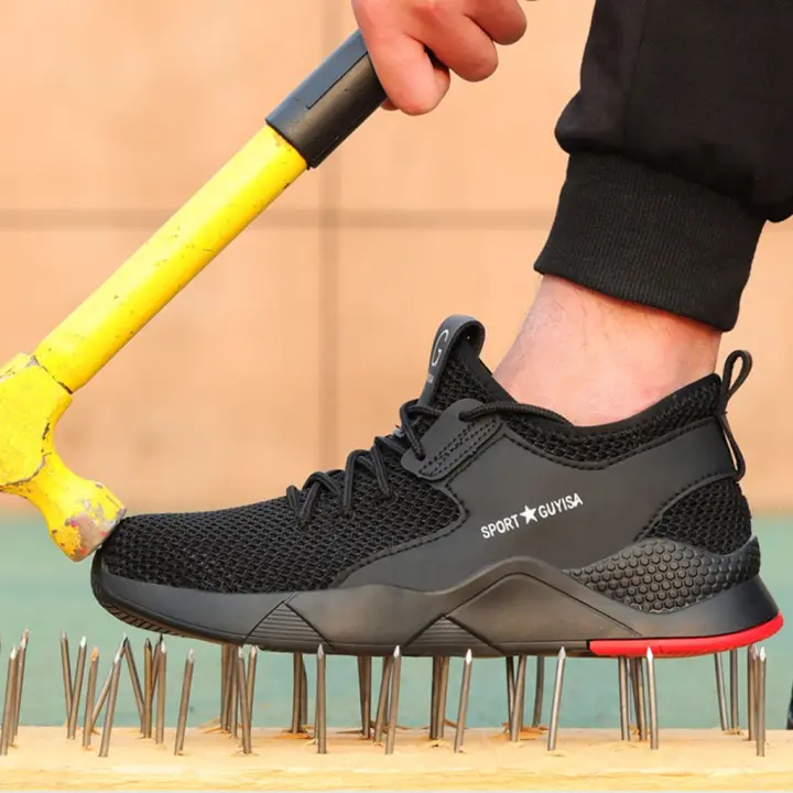 steel toe breathable shoes