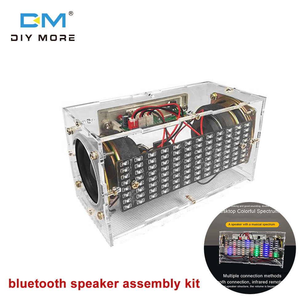 diymore Bluetooth Speaker Assembly Kit Music Voice Control Spectrum