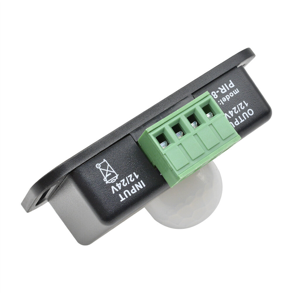 Công tắc cảm biến chuyển động hồng ngoại PIR tự động DC 12V-24V 8A -INTL