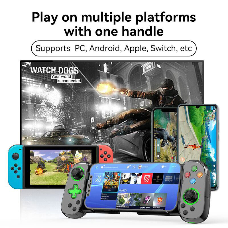 BSP D7 bluetooth không dây điều khiển chơi game điều khiển chơi game Bộ điều khiển bàn di chuột cảm ứng cho Android/điện thoại thông minh iOS/viên/Bộ chuyển đổi Nintendo/Windows PC