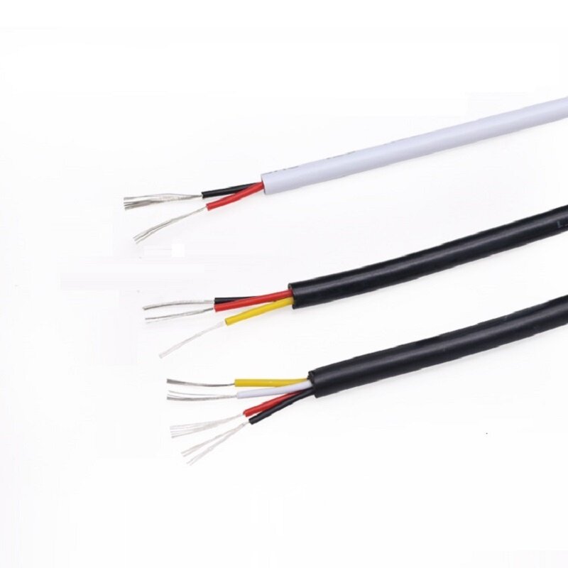 BÁO GIÁ Cáp Tín Hiệu 5 Lõi | Shopee Lazada Sendo Tiki mới nhất 24 UL2464 Dây Tín Hiệu 22AWG 2 3 4 5 6 8 10 Lõi Nhựa PVC Vỏ Bọc Cách Điện Điều Khiển Công Suất Dòng Đèn Điện cáp Dây-5 Mét