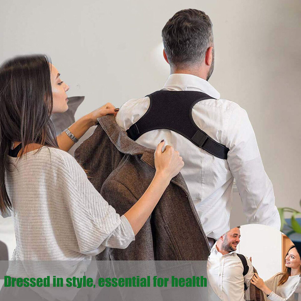 1Pcs Back Posture Corrector Belt Adjustable Clavicle Spine Back Shoulder Lumbar Posture Correction for Women Men