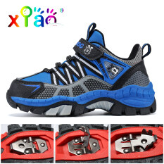 XiaoXiao Quà Tặng Miễn Phí Bốt Đi Bộ Đường Dài Cho Trẻ Em Cỡ 29-39, Móng Vuốt Thép Có Thể Điều Chỉnh Thời Trang Dành Cho Giày Đế Ngoài Trời Cho Bé Trai Giày INS