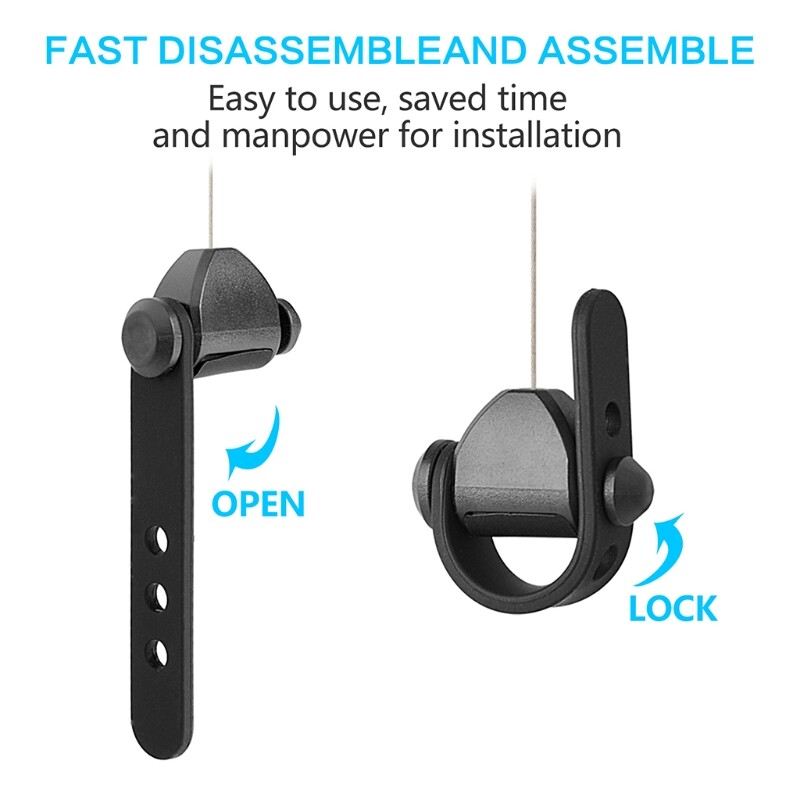 3/6pcs Silent VR Cable Management Pulley System for HTC Vive Rift S PS Windows VR Accessory