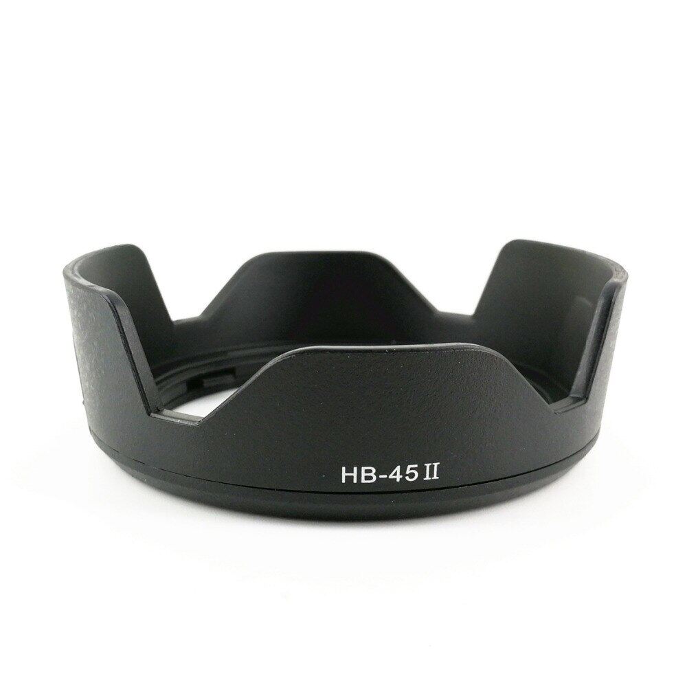 Hood replace hb-45ii hb45ii for nikon af-s dx 18-55 mm f/3.5-5.6g vr / 18-55mm f3.5-5.6 g vr hb45 hb-45 ii