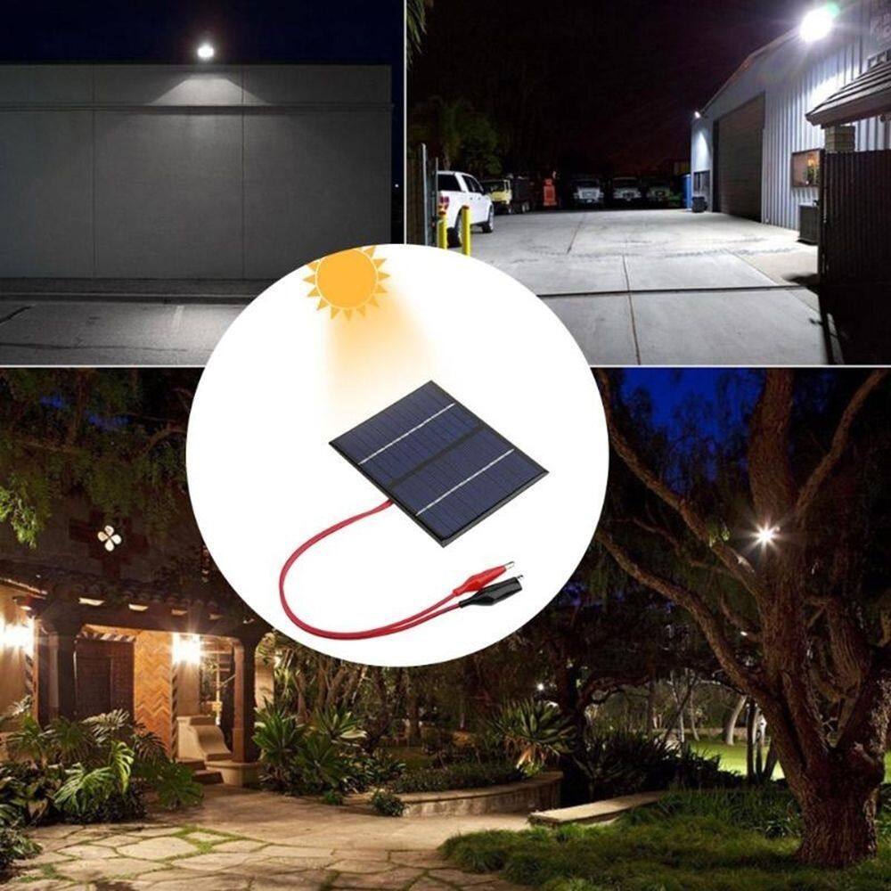 ECU0N 12V with Clip Flexible Power Solar Panel Charger Modules Battery Panels