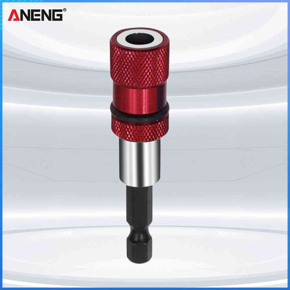 1/4inch Hex Shank Drill Bit Holder Magnetic Extension Quick Release Extension Drill Quick Chuck Adapter 6.35mm Dismountable for Screwdriver