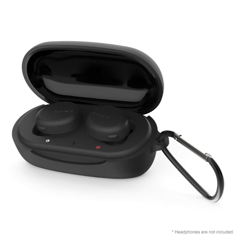 Monthly sales over 10,000 Earphones Case Solid Anti-drop Silicone Earphones Protective Case for Sony WF-XB700