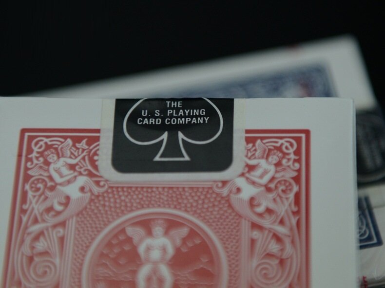 Xe Đạp Kích Thước Cầu Chơi Thẻ Xanh/Đỏ Lái Lại Boong Uspcc Poker Trò Chơi Thẻ Ma Thuật Đạo Cụ Ảo Thuật