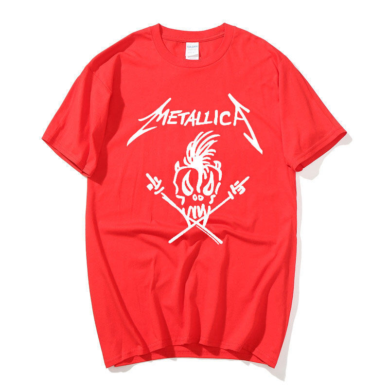 Rock Band Metallica Short-sleeved VTG Retro Vintage t-shirt Men