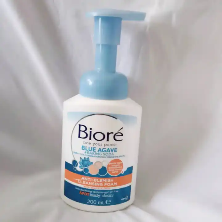 biore anti blemish cleansing foam