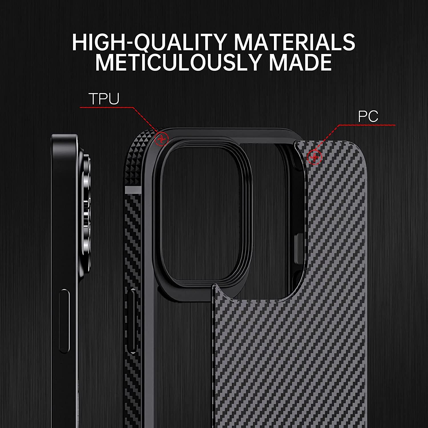Kết Cấu Sợi Carbon Được Thiết Kế Cho iPhone 16 Pro Max/16 Cộng Với/15 Pro Max/14 Cộng Với/14/13 Pro Max/13 Pro/13/13 Mờ Chống Sốc Chống Vàng chống sốc bảo vệ điện thoại Trường Hợp Đối Với iPhone 12 Pro Max/11 Pro Max/XS Max/XR