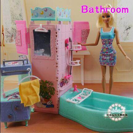 barbie doll pool set