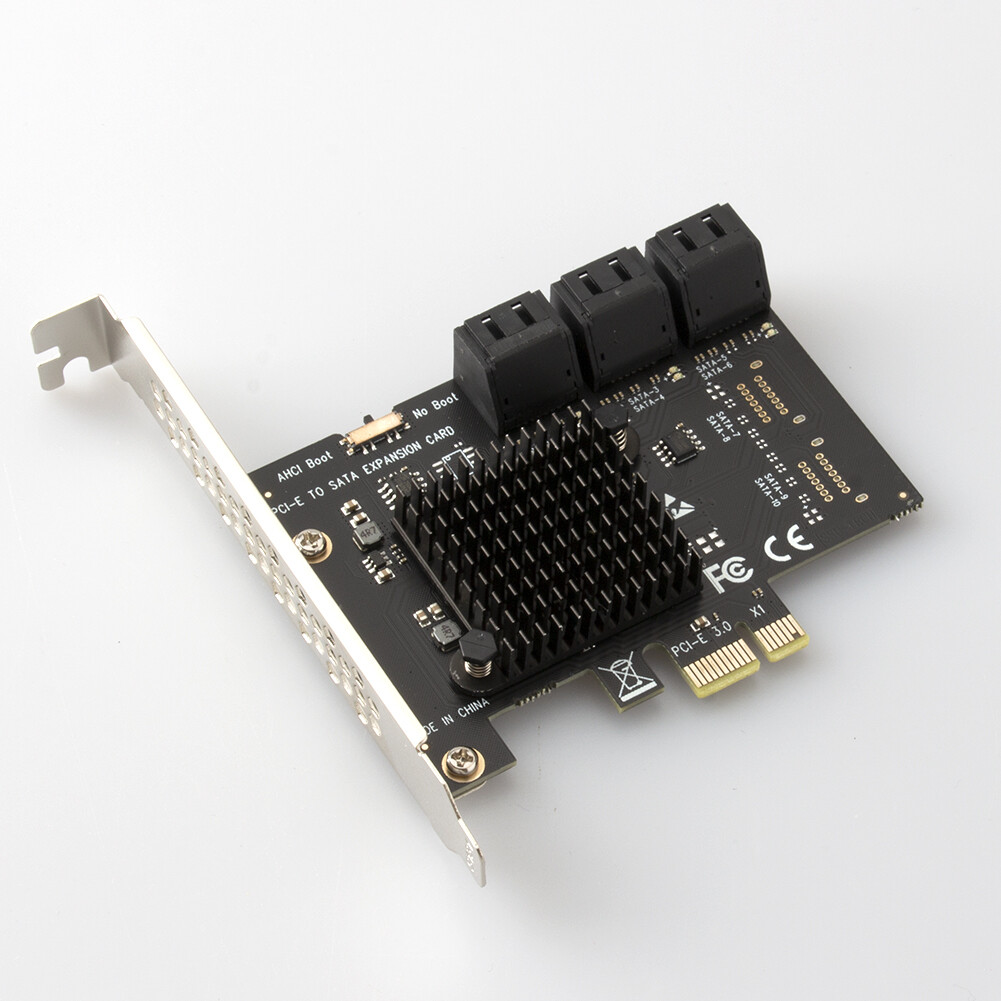 PCI-E 1X to SATA3.0 6 Port Extender PCI Express 6Gbps Desktop Computer Adapter