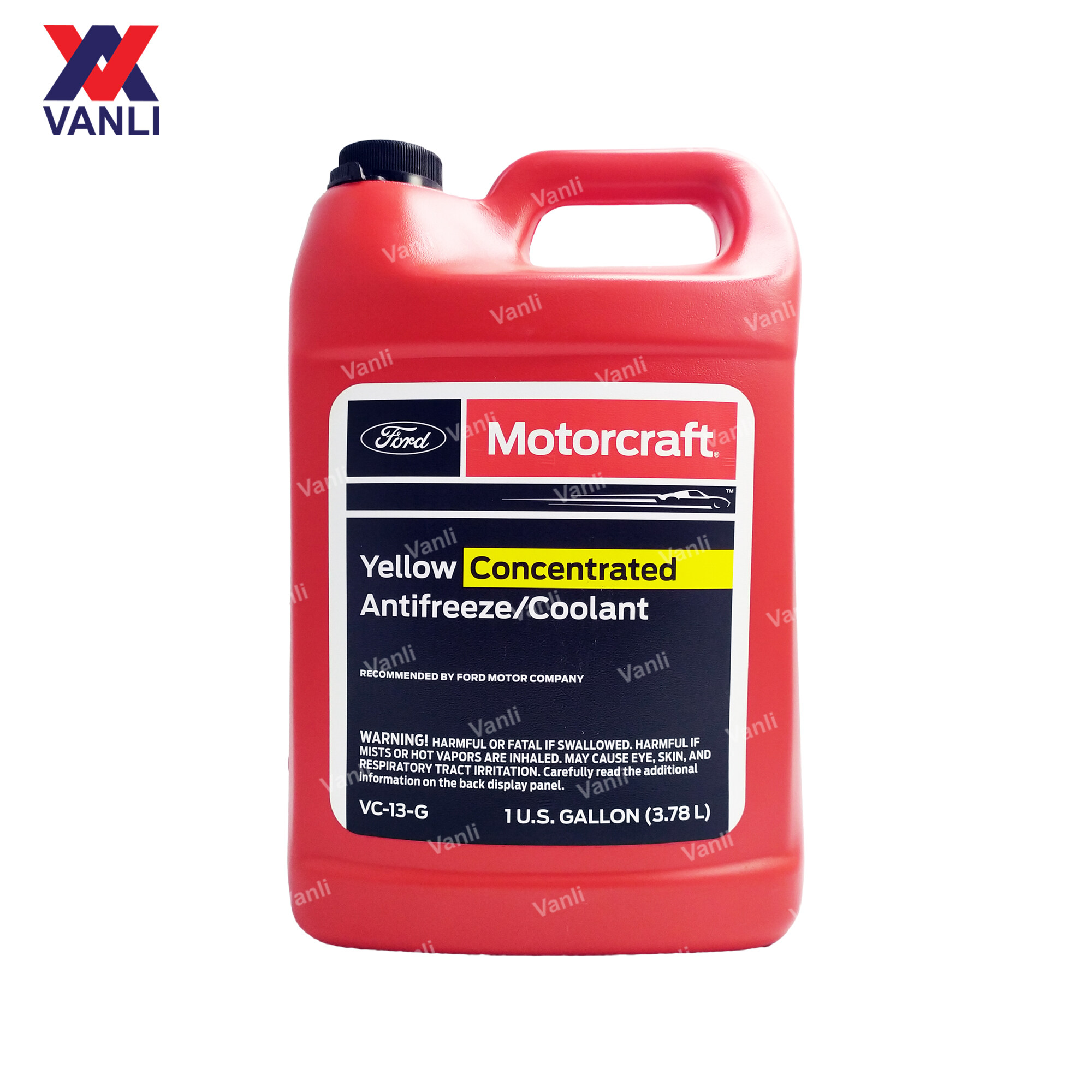 Ford Motorcraft Genuine Yellow Concentrated Antifreeze / Coolant - 1 ...