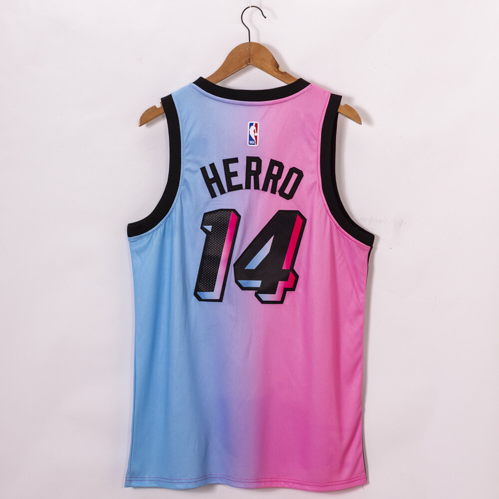 tyler herro miami vice jersey blue