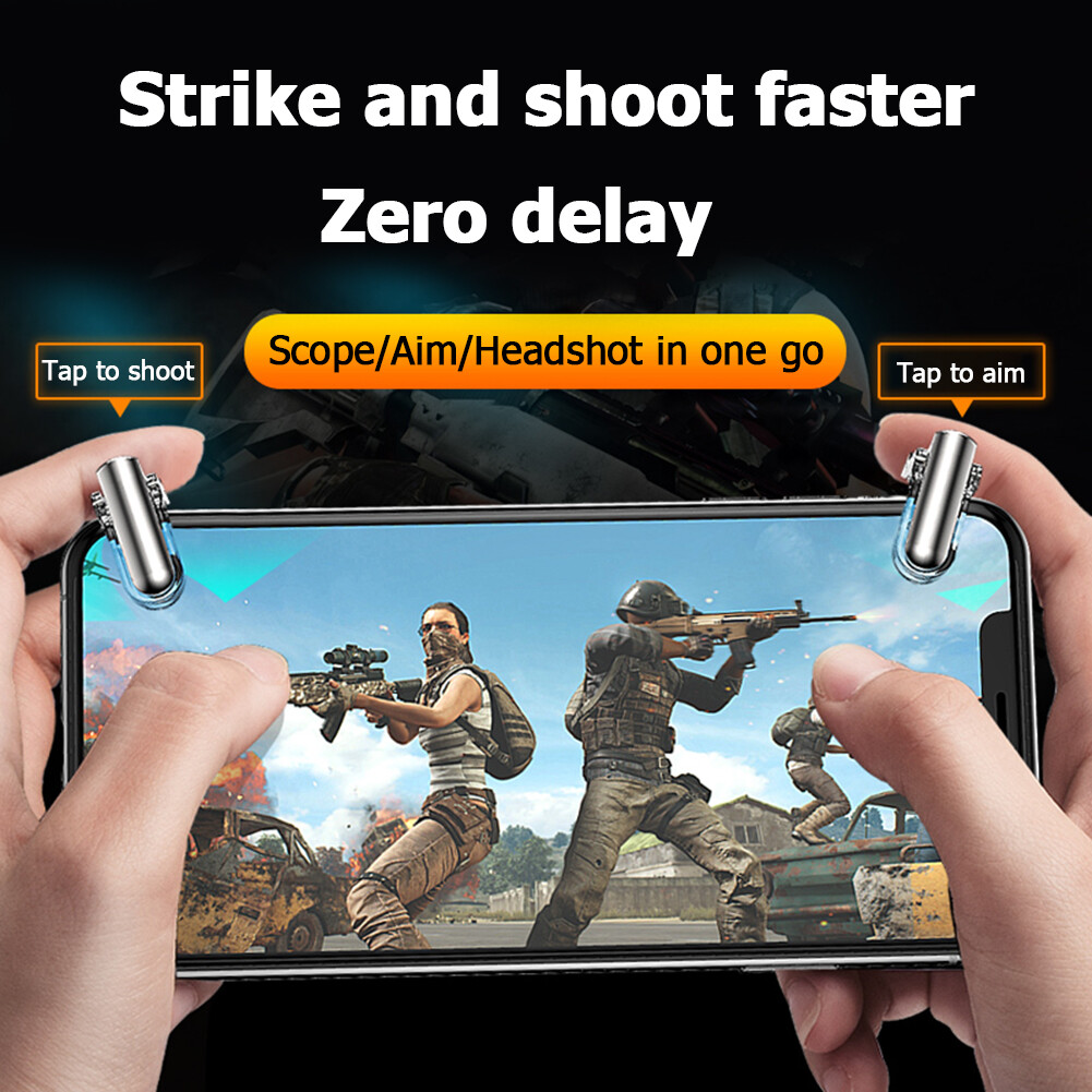 GT01 PUBG Mobile Phone Trigger Controller Gamepad Fire Button Shooter Joystick